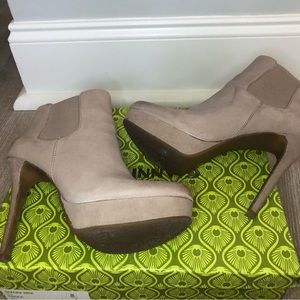Gianni Bini Nikka Stainless Steel Booties
